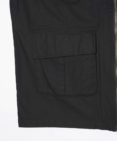 X-girl（エックスガール）の「MILITARY SHIRT（ミリタリージャケット・レディース・オリーブ/ブラック/ベージュ・M/S）」の10枚目の写真