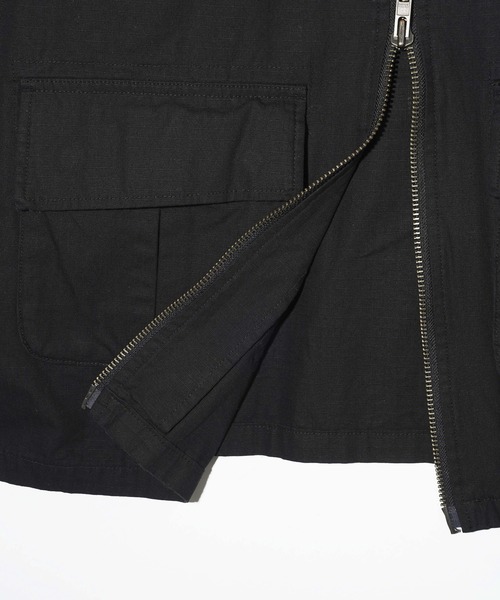 X-girl（エックスガール）の「MILITARY SHIRT（ミリタリージャケット・レディース・オリーブ/ブラック/ベージュ・M/S）」の11枚目の写真