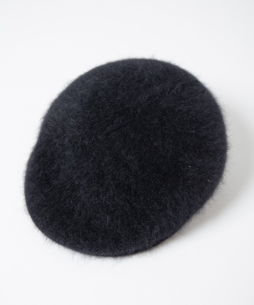 RACAL（ラカル）の「Angola Knit Hunting / アンゴラニットハンチング（ハンチング/ベレー帽・メンズ・ブラック/チャコールグレー・LARGE/MEDIUM）」の11枚目の写真