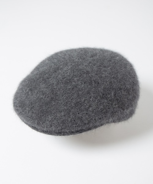RACAL（ラカル）の「Angola Knit Hunting / アンゴラニットハンチング（ハンチング/ベレー帽・メンズ・ブラック/チャコールグレー・LARGE/MEDIUM）」の15枚目の写真