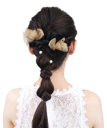 Zoule（ゾーラ）の「Zoule ゾーラ:ripple ribbon　Uピン（セットUピン）（ヘアピン）」