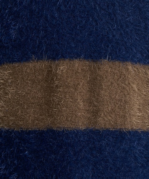 STUDIOUS(ステュディオス)の「フェザーナイロンクルーネックニット(ニット/セーター・メンズ・ライトグレー/ブラック/ネイビー/マルチ・1/2)」の17枚目の写真