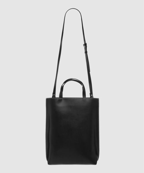 GANNI（ガニー）の「Banner Medium Tote（トートバッグ・レディース・ブラック・ONE SIZE）」の2枚目の写真