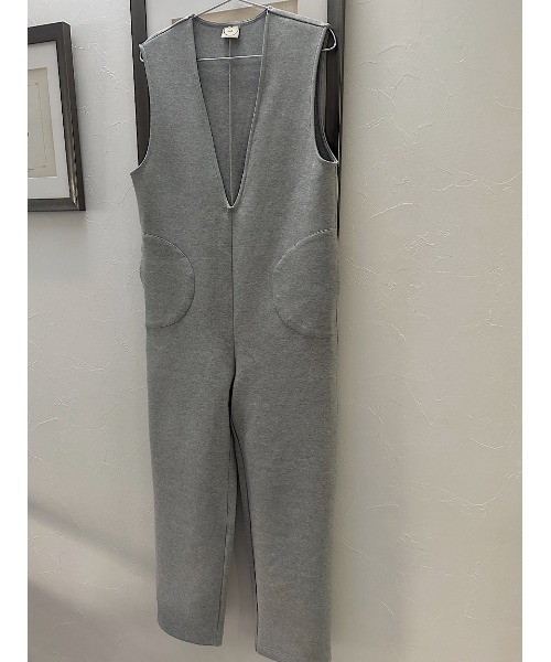 null.（ヌル）の「DEEP Vネックオールインワン（つなぎ/オールインワン