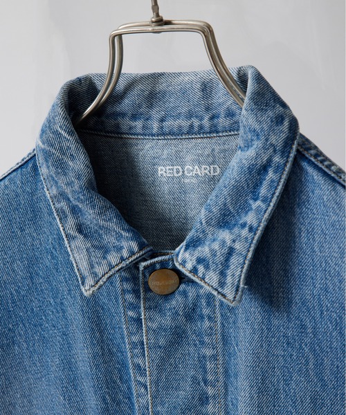 RED CARD ライトブルーデニムジャケット RED CARD デニムジャケット ライトブルー TOMORROWLAND｜RED