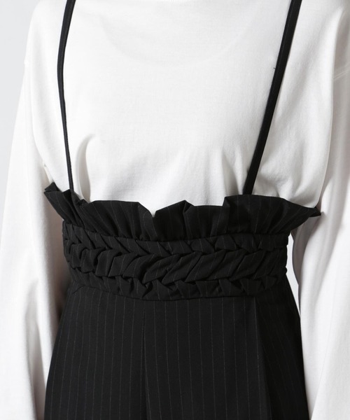 AULA(アウラ)の「AULA/アウラ/Smocking High Waist Pants(その他パンツ・レディース・ブラック・F)」の7枚目の写真