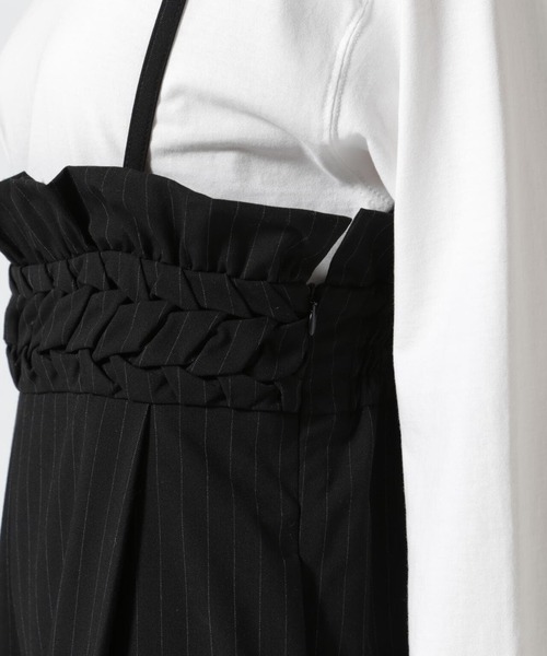 AULA(アウラ)の「AULA/アウラ/Smocking High Waist Pants(その他パンツ・レディース・ブラック・F)」の8枚目の写真