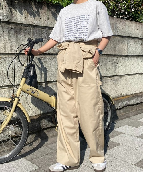 チャオパニック　CIAOPANIC Jumpsuit/リネンデニムジャンプスーツ チャオパニック CIAOPANIC Jumpsuit/リネンデニムジャンプスーツ