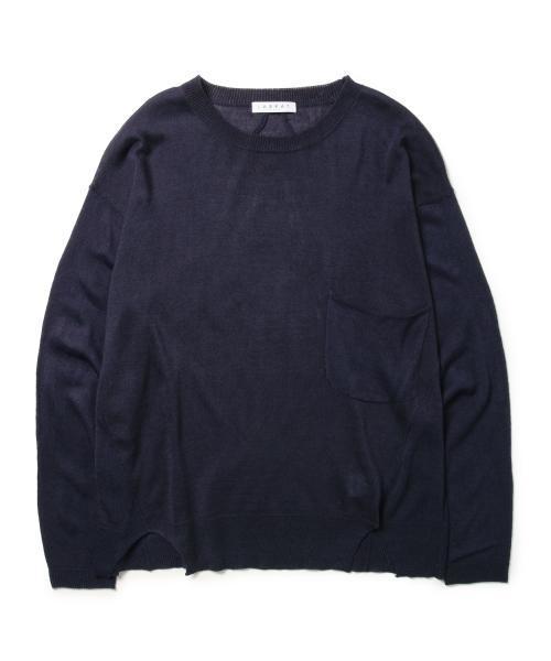 LABRAT(ラブラット)の「LABRAT / ビッグ ニット(ニット/セーター・メンズ・グレー/ネイビー・MEDIUM/SMALL)」の3枚目の写真