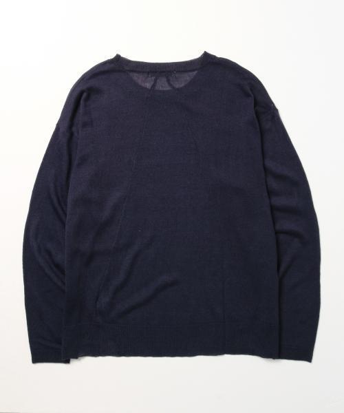 LABRAT(ラブラット)の「LABRAT / ビッグ ニット(ニット/セーター・メンズ・グレー/ネイビー・MEDIUM/SMALL)」の15枚目の写真