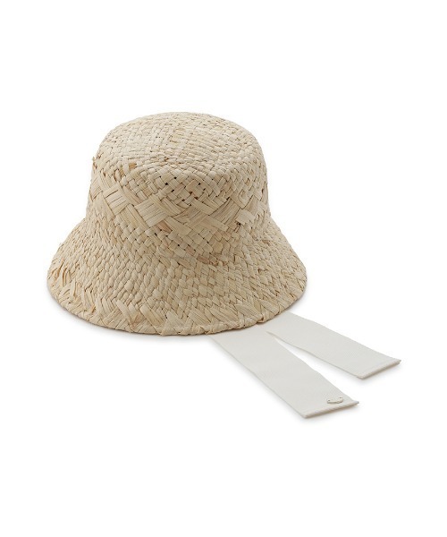 FRAY I.D（フレイアイディー）の「コーン柄編みバケットハット（ハット・レディース・ベージュ/ブラック・FREE）」の15枚目の写真