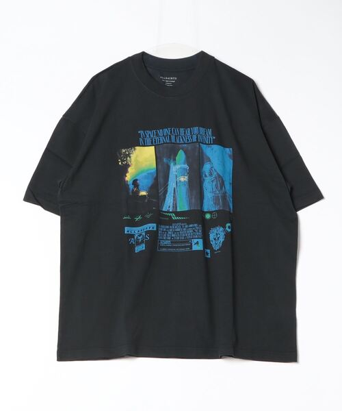 ALLSAINTS 半袖グラフィックTシャツ ALLSAINTS（オールセインツ）の「RADIANCE SCI-FI PRINT