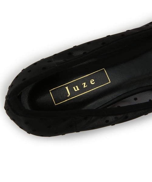 Juze（ジュゼ）の「ドットチュールパンプス（パンプス・レディース・ベージュ/ブラック・22.5cm/24.5cm/23.5cm）」の11枚目の写真