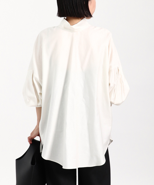 新品❣️ヴェルメイユパーイエナ 24SS シャツ 春服 ブラウス スタンドカラー VERMEIL par iena（ヴェルメイユパーイエナ）の「スタンドカラー