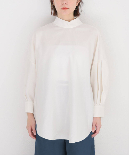 新品❣️ヴェルメイユパーイエナ 24SS シャツ 春服 ブラウス スタンドカラー VERMEIL par iena（ヴェルメイユパーイエナ）の「スタンドカラー