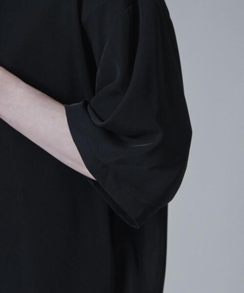 LUCY(ルーシー)の「LUCY/トロミBIGシャツ(シャツ/ブラウス・メンズ・グリーン/ライトグレー/ホワイト/ブラック・LARGE/MEDIUM)」の10枚目の写真