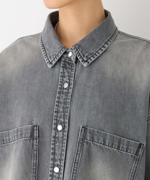 LEPSIM（レプシィム）の「アソートBIGデニムシャツ 987191（シャツ