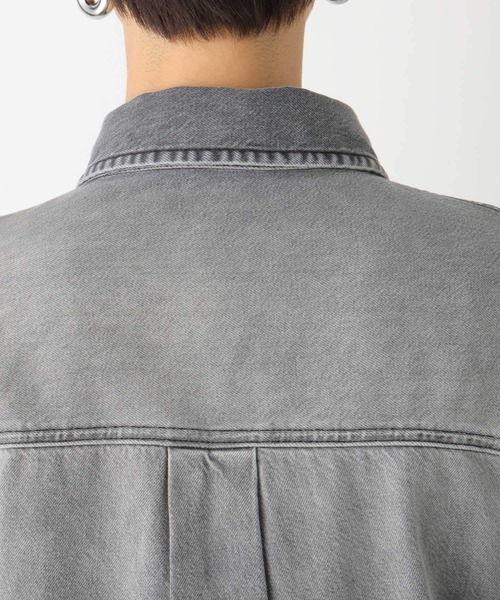 LEPSIM（レプシィム）の「アソートBIGデニムシャツ　987191（シャツ/ブラウス・レディース・ブルー/ライトブルー/グレー・FREE）」の6枚目の写真