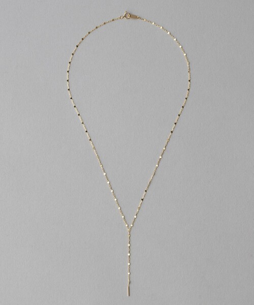 ete（エテ）の「○K10YG トゥインクルチェーン ラリエット（ネックレス