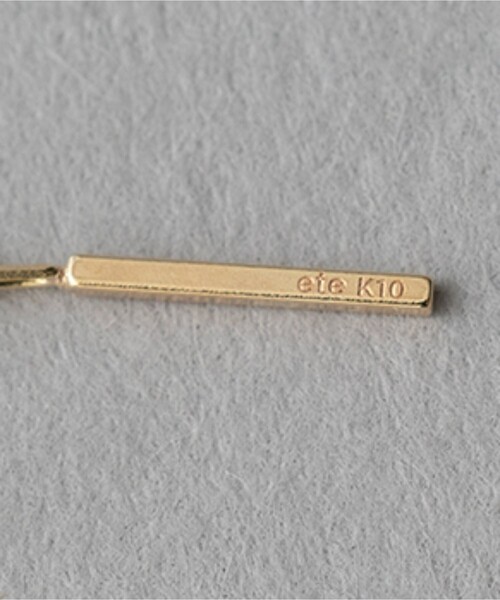 ete（エテ）の「○K10YG トゥインクルチェーン ラリエット（ネックレス