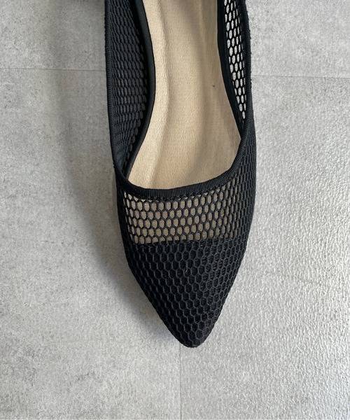 Thevon（ゼボン）の「メッシュパンプス（パンプス・レディース・ブラック/ベージュ・L/M/S）」の8枚目の写真
