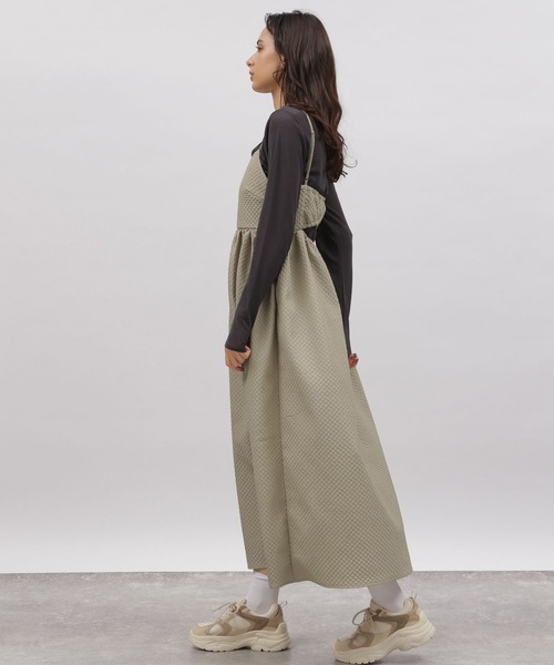 LAKOLE（ラコレ）の「ブラカットフクレジャガードワンピース / 108136（ワンピース・レディース・ブラウン系その他/ブラック・SMALL/MEDIUM）」の6枚目の写真