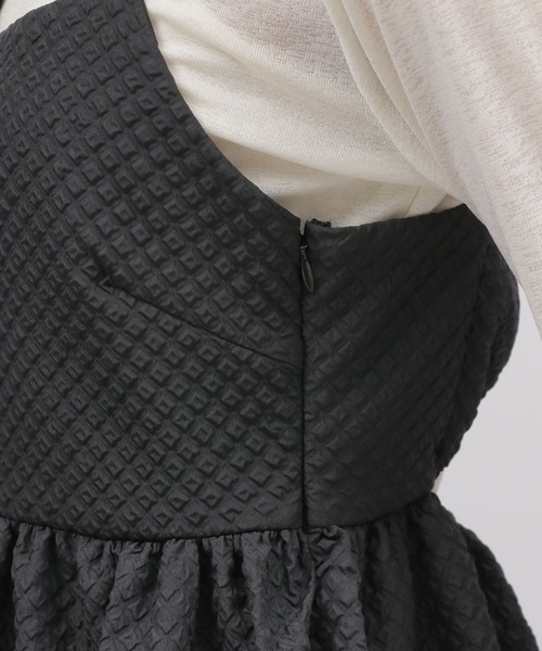 LAKOLE（ラコレ）の「ブラカットフクレジャガードワンピース / 108136（ワンピース・レディース・ブラウン系その他/ブラック・SMALL/MEDIUM）」の12枚目の写真