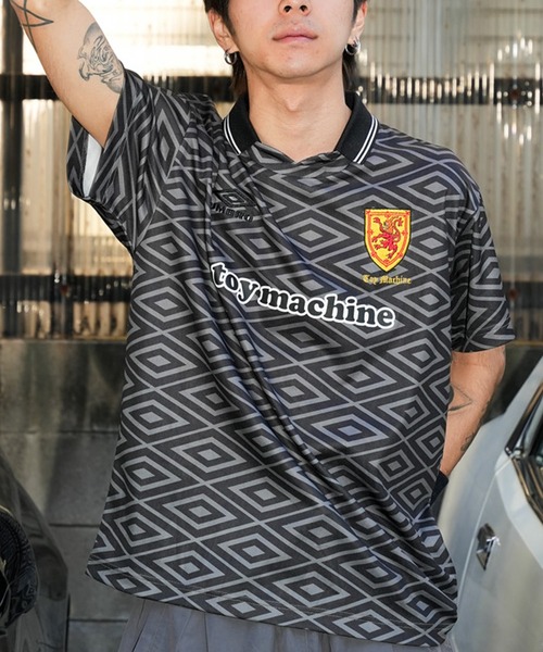 UMBRO(アンブロ)の「【ムラサキスポーツ限定】UMBRO/アンブロ ゲームシャツ ポロシャツ ユニセックス 80571300/80571600(ポロシャツ・メンズ・オフホワイト/チャコールグレー/ブラック/ホワイト・S/M/L/XL)」の18枚目の写真