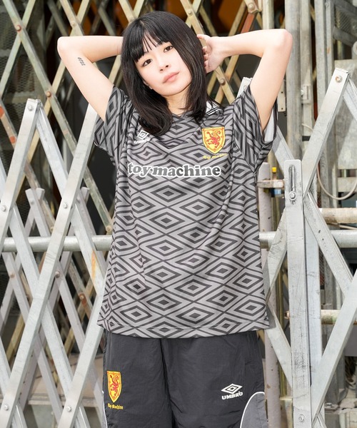 UMBRO(アンブロ)の「【ムラサキスポーツ限定】UMBRO/アンブロ ゲームシャツ ポロシャツ ユニセックス 80571300/80571600(ポロシャツ・メンズ・オフホワイト/チャコールグレー/ブラック/ホワイト・S/M/L/XL)」の22枚目の写真