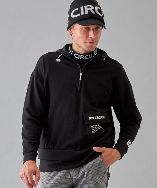 MEN】裏毛ジップアップフーディ