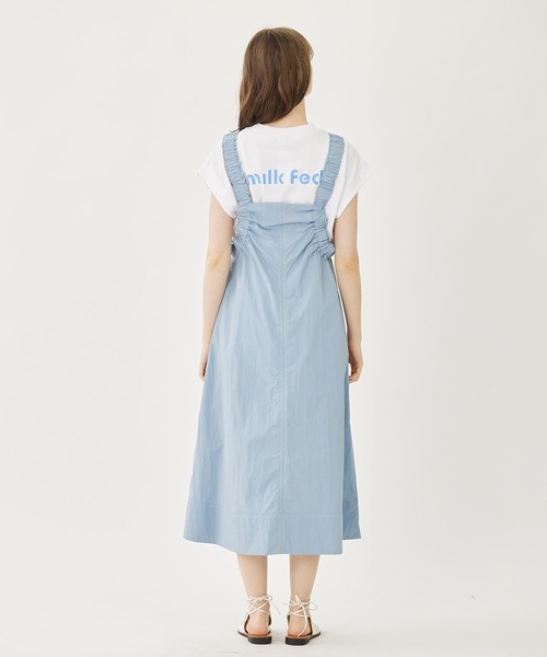 MILKFED.(ミルクフェド)の「GATHERED SHOULDER DRESS MILKFED.(ミルクフェド)の「GATHERED SHOULDER DRESS