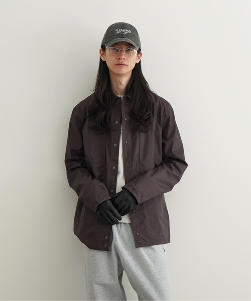 OPPOSE DUALITY(オポーズデュアリティ)の「OPPOSE DUALITY 6Pocket Panel Nylon Work Jacket(ナイロンジャケット・メンズ・ブラック/パープル・44/46)」の2枚目の写真