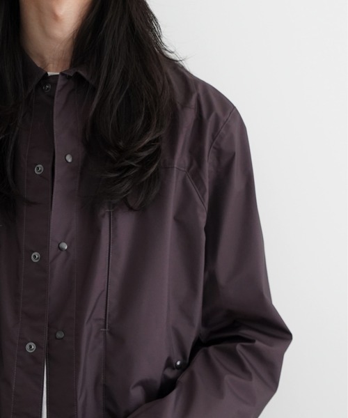 OPPOSE DUALITY(オポーズデュアリティ)の「OPPOSE DUALITY 6Pocket Panel Nylon Work Jacket(ナイロンジャケット・メンズ・ブラック/パープル・44/46)」の8枚目の写真