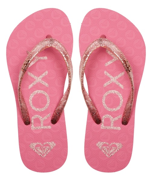 ROXY(ロキシー)の「RG VIVA SPARKLE/ロキシーキッズビーサン(ビーチサンダル)(サンダル・キッズ・ミント/グレー/ピンク・20cm/18cm/22cm)」の3枚目の写真