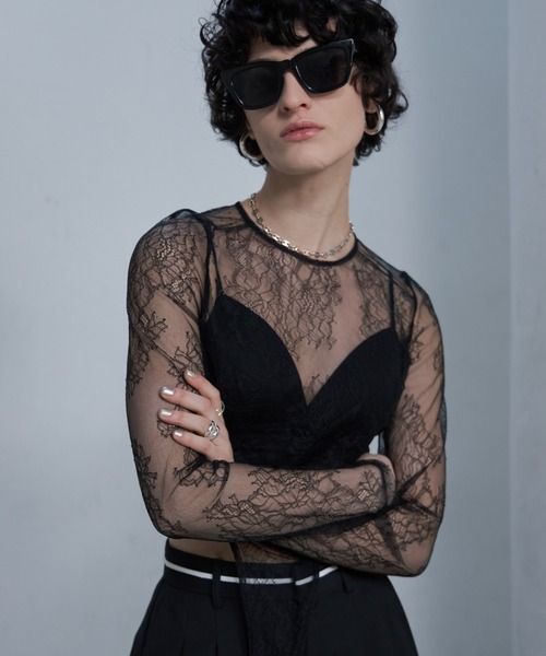 JOSE MOON（ジョゼムーン）の「CORSET HEM LACE TOPS/コルセット