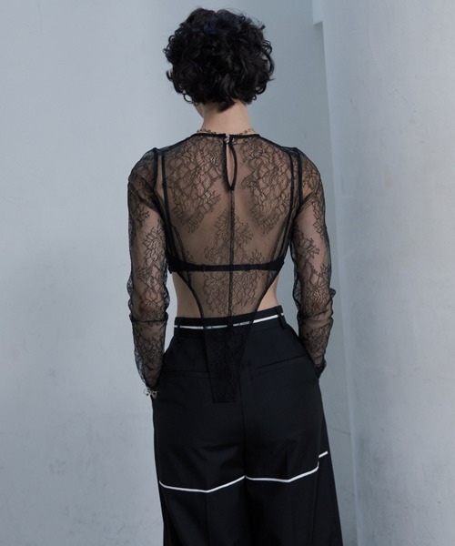 JOSE MOON（ジョゼムーン）の「CORSET HEM LACE TOPS/コルセット