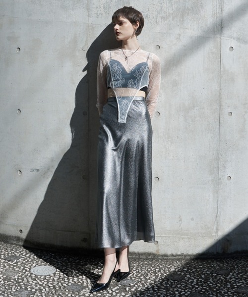 JOSE MOON（ジョゼムーン）の「CORSET HEM LACE TOPS/コルセット