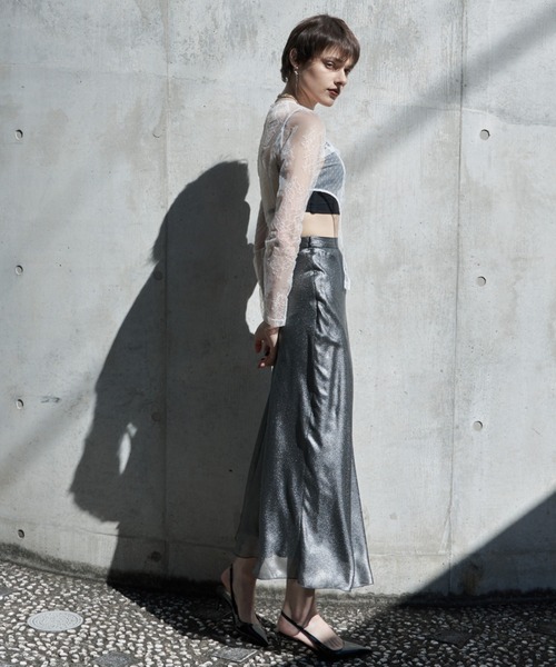 EXCENTRIQUEベージュ レースアップ コルセット size4 即納可能】Luscious サイドレースアップショート