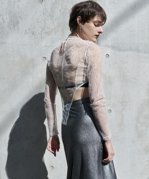 JOSE MOON（ジョゼムーン）の「CORSET HEM LACE TOPS/コルセット