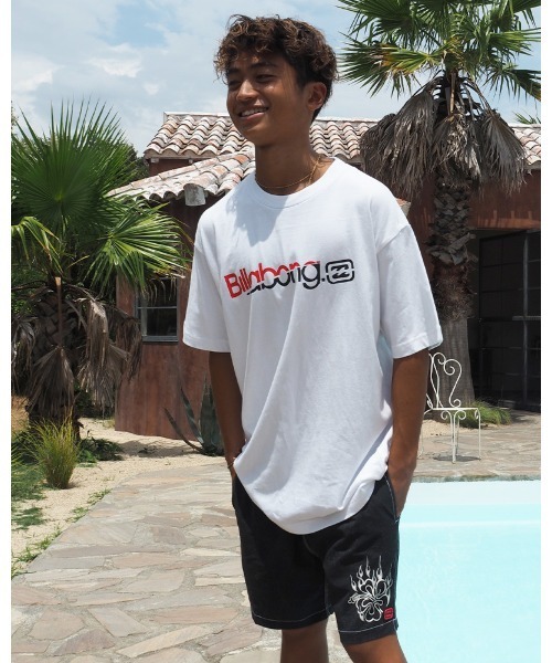 BILLABONG（ビラボン）の「BILLABONG メンズ SLICE LOGO Ｔシャツ 【2024年春夏モデル】/ビラボンY2Kリバイバルロゴ半袖Tシャツ（Tシャツ/カットソー・メンズ・ホワイト/ブラック・MEDIUM/LARGE/X-LARGE）」の11枚目の写真
