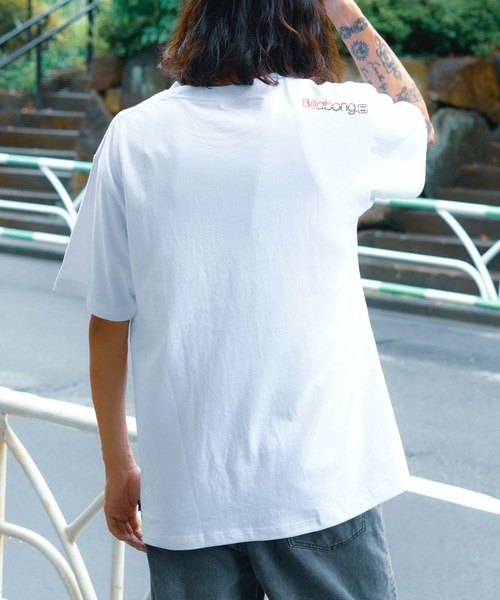 BILLABONG（ビラボン）の「BILLABONG メンズ SLICE LOGO Ｔシャツ 【2024年春夏モデル】/ビラボンY2Kリバイバルロゴ半袖Tシャツ（Tシャツ/カットソー・メンズ・ホワイト/ブラック・MEDIUM/LARGE/X-LARGE）」の22枚目の写真