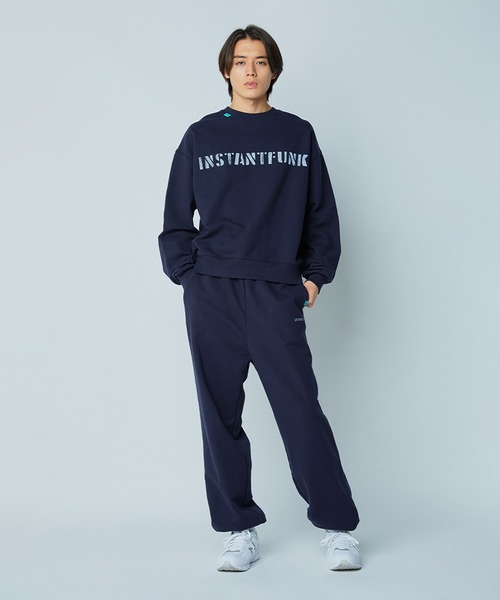 InstantFunk（インスタントファンク）の「スタンダード ロゴ トレーナー（スウェット・レディース・ホワイト/ピンク/グリーン/ネイビー・S/L/M）」の14枚目の写真