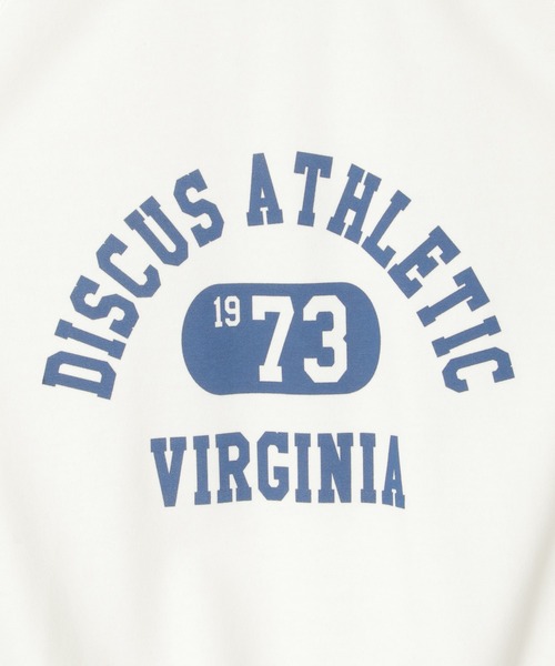 DISCUS ATHLETIC(ディスカス アスレチック)の「DISCUS ATHLETIC ロゴ半袖スウェットT(Tシャツ/カットソー・レディース・ブラック/ホワイト/ライトグレー・M)」の14枚目の写真