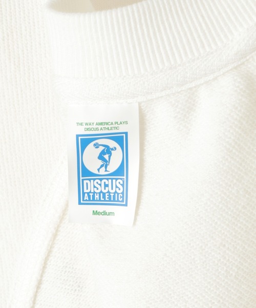 DISCUS ATHLETIC(ディスカス アスレチック)の「DISCUS ATHLETIC ロゴ半袖スウェットT(Tシャツ/カットソー・レディース・ブラック/ホワイト/ライトグレー・M)」の12枚目の写真