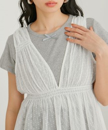 【WEB/一部店舗限定】パターンメッシュミニTシャツ