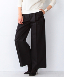Demi-Luxe BEAMS | Demi-Luxe BEAMS / ベルト付き ボックスタック ワイドパンツ(その他パンツ)