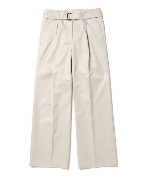 Demi-Luxe BEAMS（デミルクス ビームス）の「Demi-Luxe BEAMS / ベルト付き ボックスタック ワイドパンツ（その他パンツ・レディース・ブラック/ライトグレー・38/40/36）」の20枚目の写真