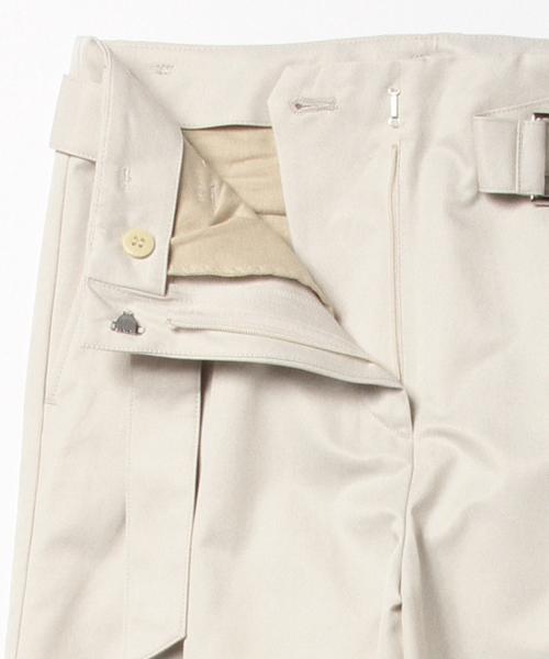 Demi-Luxe BEAMS（デミルクス ビームス）の「Demi-Luxe BEAMS / ベルト付き ボックスタック ワイドパンツ（その他パンツ・レディース・ブラック/ライトグレー・38/40/36）」の22枚目の写真