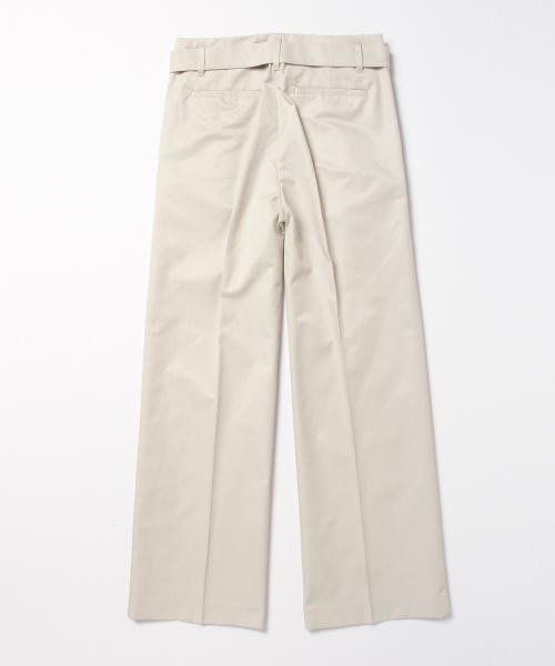 Demi-Luxe BEAMS（デミルクス ビームス）の「Demi-Luxe BEAMS / ベルト付き ボックスタック ワイドパンツ（その他パンツ・レディース・ブラック/ライトグレー・38/40/36）」の15枚目の写真