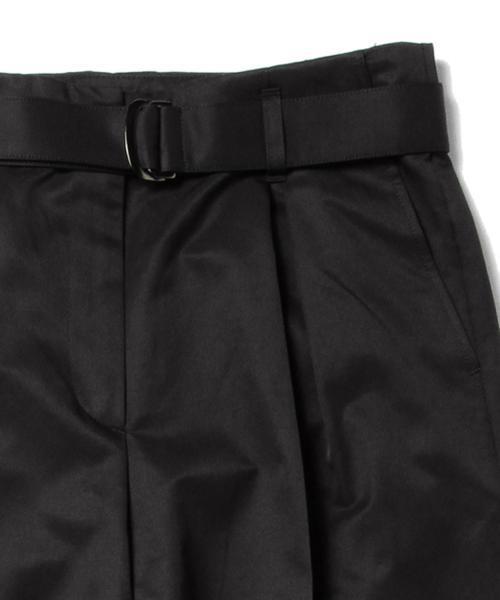 Demi-Luxe BEAMS（デミルクス ビームス）の「Demi-Luxe BEAMS / ベルト付き ボックスタック ワイドパンツ（その他パンツ・レディース・ブラック/ライトグレー・38/40/36）」の17枚目の写真